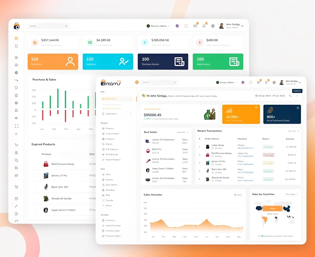 Admin dashboard cover pic